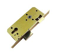 Mortice Lock Brass Security 4585 Door Lock Body Silent Double Tongue Mechanical Room Door Handle Lock Accessories 45X75 Mortise Locks