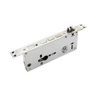 Mortice Lock, Universal Narrow Security Mortise Door Lock Body Accessories Black Multiple Sizes(70-45)