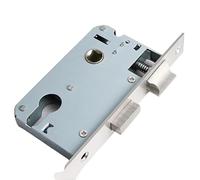 Mortice Sash Locks, Stainless Steel Security Door Lock Body Silent Tongue Mechanical Handle Replacement Spare Parts(A2)
