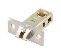 Mortice Tubular Latch for Internal Doors with Forked Sprung Catch Zinc Alloy Material Suitable for Use with Door Levers Featuring Bolt Through Facility Reversible for Both Sides (40mm)