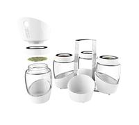 Mortier Pilon 100124 Canning Set Home, Glass, White