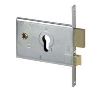 Mortise lock 44120 with cylinder for metal door strips Cisa