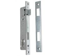 KeyMet Mortise Lock 90 x 20mm Steel Galvanized 8mm Square Left/Right