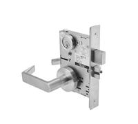 Mortise Lock Set Interior Door | Grade 1 Commercial Door Handle with Lock | ANSI Certified Mortise Cylinder Lock for Exterior Door (Dormitory (Sectional) F13)