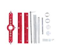 Mortise Tenon Jig Kit, Woodw Dowe Jig, Self Cente Loose System with Baffles and Ss, Punch Locator for A Dril and Alignment, Pla and Metal truction