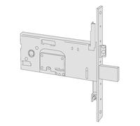 Mortise triple lock 57357 double bit with 4 throws mounting on band Cisa