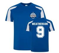 Morton Men's Mens Peter Weatherson Greenock Sports Training Jersey in Blue | Size: 2XL Morton Blue 2XL