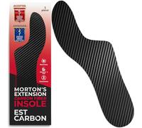 Morton´s Extension Orthotic, 1 Piece, Carbon Fiber Insole, Very Rigid Foot Support Insert Best for Morton`s Toe, Turf Toe, Hallux Rigidus, Arthritis - 252mm, EU40, 9.92" Should fit W-10.5, M-9.5