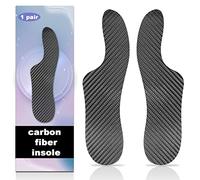 Morton's Extension Orthotic, Carbon Fiber Insole 1 Pair, Rigid Foot Support Insert for Morton's Toe, Turf Toe, Hallux Limitus, Hallux Rigidus, Arthritis, Black, 215mm -Women's Size 6-6.5, Men's 5-5.5