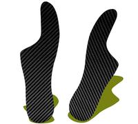 Morton's Extension Orthotic, Carbon Fiber Insole(1 Pair), Turf Toe Plate Rigid Shoe Insert for Morton's Toe, Turf Toe, Arthritis, Hallux Rigidus, Broken Big Toe, Alternative to Turf Toe Brace,225mm