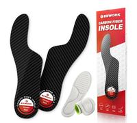 Morton's Extension Orthotic, Recovery Carbon Fiber Insole-Rigid Foot Support Shoe Inserts for Morton's Toe, Turf Toe, Hallux Limitus, Hallux Rigidus, Arthritis and Broken Big Toe-1 Pair Length 9.25"