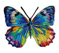 Moruska Large Metal Butterfly Garden Wall Decor, Outdoor Metal Wall Art Butterfly Ornaments for Garden Fence Patio Yard Porch, Exterior Wall Hangings