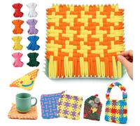 MORWANT Weaving Loom Kit for Kids Ages 6-12, Beginner Craft Potholder Set