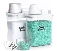 Moryimi Laundry Scent Booster Container for Organization & Storage, 2 Pack 61oz Scent Booster Beads & Powder Dispenser