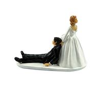 Morza Funny Bride Groom Figurine Humor Favors Unique Gift Cake Toppers Wedding Wedding Cake Toppers Decoration