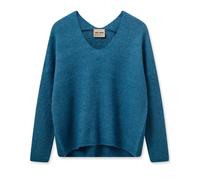 Mos Mosh - Thora V Neck Knit Blue Steel - S