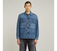 Mosa Overshirt - Medium blue - Men XXL