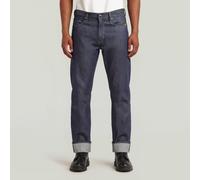 Mosa Straight Selvedge Jeans - Dark blue - Men 32-30