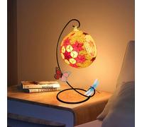 Mosaic Candle Holder, Mosaic Craft Set Lamp, Oriental Glass Lantern, Mosaic Mirror Tiles, Stained Glass Set, Handmade Artworks, Creative and Fashionable Candle Holder Decoration (geschäftig2)