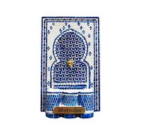 Mosaic Carving 3D Morocco Refrigerator Magnet Resin Travel Souvenirs,Handmade Home & Kitchen Decoration Morocco Fridge Magnet Collection Gift