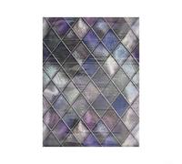 Mosaic Casement Frosted Film Stained Static Cling Glass stickser, 45 x 58 cm, Privacy PVC Window Decal for Home Decor, Non-Adhesive, simple to Cut(45 * 58cm)