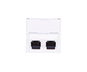 Mosaic Computer Double RJ45 LCS Outlets RJ 076504