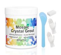 Mosaic Crystal Grout for Glass Tiles, DIY Mosaic Art and Craft Projects