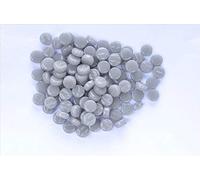 Mosaic Darling Dotz Made from a Recycled Glass Darling dotz are a Great Addition for Your Mosaic Project. Great for outlining or Lettering. Easily Mix with Most Other Mosaic Tiles (Mid Grey #26)