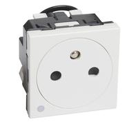 Mosaic Female 2P+Z 16A-250V~ Flat Terminals 278112L