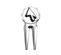 Mosaic Game Nostalgia Art Deco Fashion Golf Divot Tool Golf Ball Marker Repair Tool