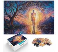 Mosaic Human Figure, 1000 Piece Paper Jigsaw, 1000pcs (40x28cm) | For relaxed after-work puzzle time: Adult jigsaw puzzle with 1000 pieces fits calm indoor leisure.