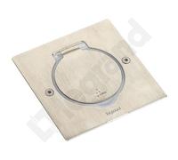 MOSAIC INOX SOCKET LID 1X SQUARE M45 089700