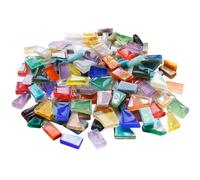 Mosaic Kits for Adults - 250g Mixed Color Mosaic Tiles, Crystal Mosaic Tiles Arts and Crafts, Stained Glass Mosaic Tiles for DIY Enthusiasts, Creative Handmade Mosaic for DIY Photo Frames Cups Flower