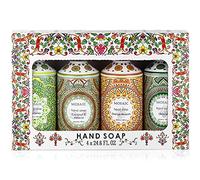 Mosaic Liquid Hand Soap / Hand Wash Gift Set, Ideal Bathroom Hand Soap and Kitchen Hand Soap Set , Olive Oil + Coconut & Hibiscus + Gardenia + Orange Blossom, 4 x 24.6 fl oz Each Liquid Soap Bottle