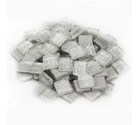 Mosaic Making 100g Glitter Glass Mosaic Tiles Crafting Pieces Art Hobbies Assorted Colors Mosaic Tiles for Craft Arte(Color6)