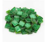 Mosaic Making 100g Glitter Glass Mosaic Tiles Crafting Pieces Art Hobbies Assorted Colors Mosaic Tiles for Craft Arte(Color3)