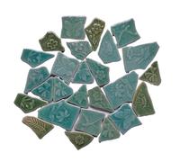 Mosaic Making 160g Irregular Mosaic Making Creative Ceramic Mosaic Tiles DIY Hobby Wall Crafts Decoration Porcelain Tile Pieces(7)