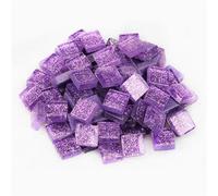 Mosaic Making 1kg Glitter Glass Mosaic Tiles Crafting Pieces Art Hobbies Assorted Colors Mosaic Tiles for Craft Arte(Color14)