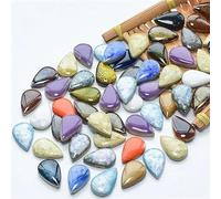 Mosaic Making 200g/7.05oz Irregular Porcelain Mosaic Tiles Mixed Ceramic Mosaic Materials 5.5mm Marble Pattern DIY Crafts Fragments Tile(Small Raindrop)