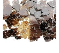 Mosaic Making Colorful Ice Crack Fragments Crystal Mosaic DIY Creative Handmade Mosaic Art Colored Tempered Glass Transparent Particles 100g(Color-2)