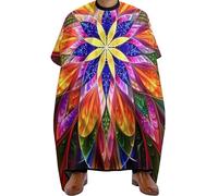 Mosaic Mandala Women Men Hairdressing Cape Lightweight Barber Cape With Hook Closure Hair Cutting Gown For Hairstylists Cuts And Colours Barber Accessories 168X140Cm