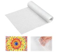 Mosaic Mesh 30 * 500cm White Eye Mesh Sheet for for Back Mounted Tile,Fiberglass Mosaic Meshs Backing Boast for Tile Installation Supplies Tools,Non Sticky