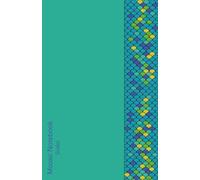 Mosaic Notebook: Scales: Lined Journal with Coloring Margins | Gift for Creative Writing, Stress Relief & Relaxation | 5,5x8,5 in | 80 pages