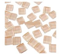 Mosaic Pieces DIY Ceramic Mosaic Glass 50pcs Tiles Handmade Mirror Decorative Tile Wall Technology Colored Crystal Material for Home Garden Decoration Art Projects(Color 12)