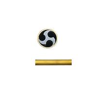 Mosaic pin Bolts Rivets for Knife Handle,Mosaic Screw Nail, Hunting Knives Fastener Studs,Length 4.5cm (6mm, Boomerang)