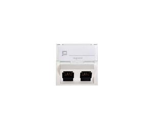 MOSAIC RJ45 Dual Computer Socket LCS 076502