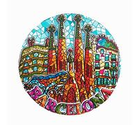Mosaic Sagrada Familia Cathedral Barcelona Spain Fridge Magnet Travel Souvenir Gift Collection,Home & kitchen Decoration Magnetic Sticker