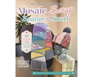 Mosaic Scrap Beanie & Scarf: Knitting Patterns