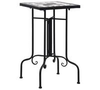 Mosaic Side Table Ceramic Plant Stand Flower Balcony Desks Flower Table vidaXL
