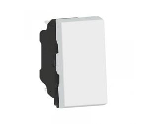 Mosaic Single Pole Backlit Push Button White 077033L